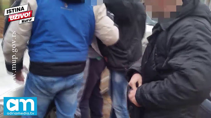 (KURIR TV) FLIMSKA AKCIJA KRIMI POLICIJE U NS: Ovako je uhapšen Gidrin ubica