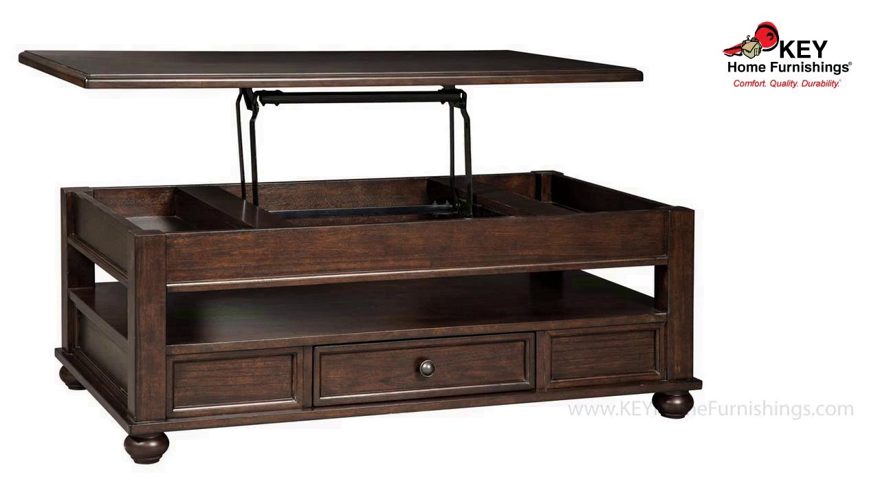Ashley Barilanni Coffee Table With Lift Top T934-9 | KEY Home - YouTube