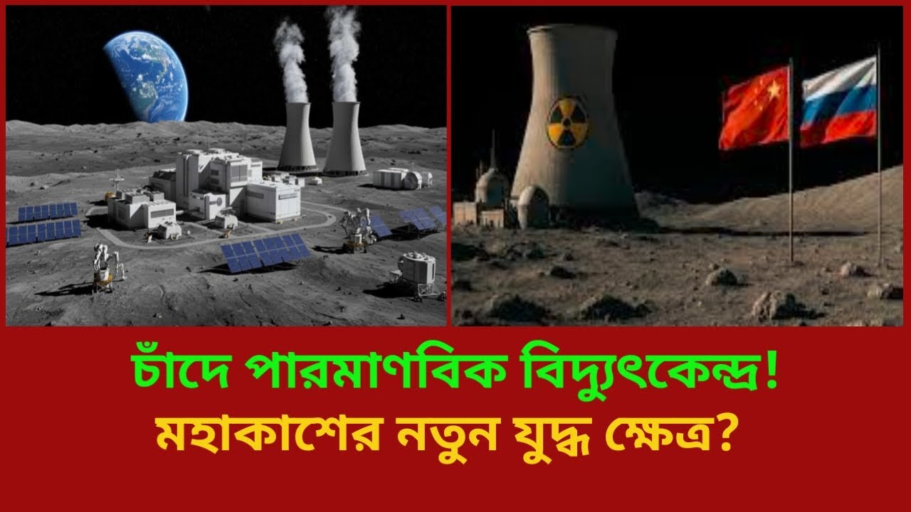 চাঁদে পারমাণবিক বিদ্যুৎ কেন্দ্র! | মহাকাশে নতুন যুদ্ধক্ষেত্র | Russia Moon Nuclear Power Plant