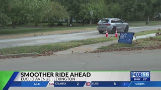 Euclid Avenue water main project nearing completion in Lexington after year of construction