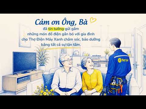 TRIỆU LỜI CẢM ƠN - Món quà đặc biệt Điện máy XANH dành tặng bạn