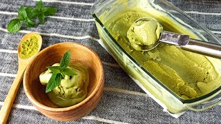 How to make Matcha Ice Cream only 3 ingredients