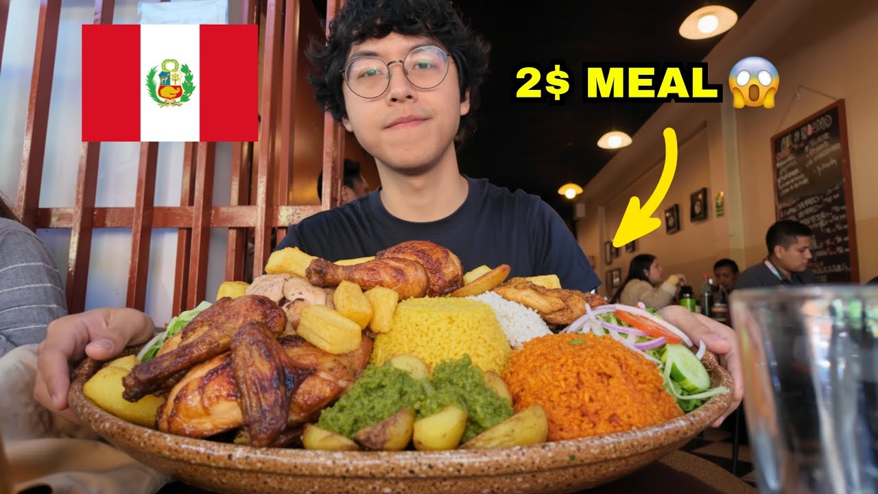 ¡La comida MÁS BARATA del Perú… solo $2?! 🇵🇪🤯