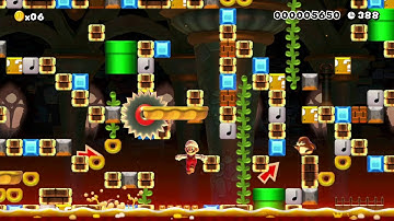 超巨大迷いの迷路2 by ユウセイ - Super Mario Maker - No Commentary 1AG