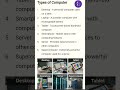 types of computer 👩‍💻