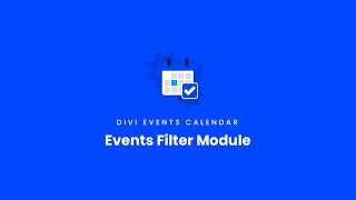 Events Filter Module | Divi Events Calendar Documentation