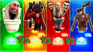 Tf2 Skibidi Toilet vs Titan Speakerman vs Skibidi Toilet 61 vs Siren Head - Tiles Hop EDM Rush