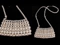 How to make Bead Hand Bag Small Mode Crystal  || Lesson