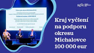 Náhľadový obrázok videa Kraj vyčlení na podporu okresu Michalovce 100 000 eur