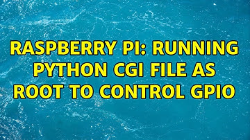 Raspberry Pi: Running python CGI file as root to control GPIO