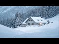 Powerful Winter Blizzard Sounds for Deep Sleep | Heavy Snow & Howling Wind