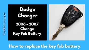 Dodge Charger Key Fob Battery Replacement (2006 - 2007)