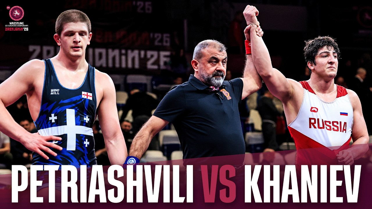 Mukhamed KHANIEV (RUS) vs. Konstantine PETRIASHVILI (GEO) | 2026 U23 European Championships