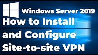 Video series on advance networking with windows server 2019: this is
step by guide how to install and configure site pptp vpn deploymen...