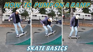 Skate Basics How To Pump On A Mini Ramp
