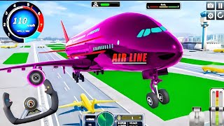 Simulatore di volo aereo in città - Atterraggio di emergenza con Boeing - Gameplay per Android screenshot 1