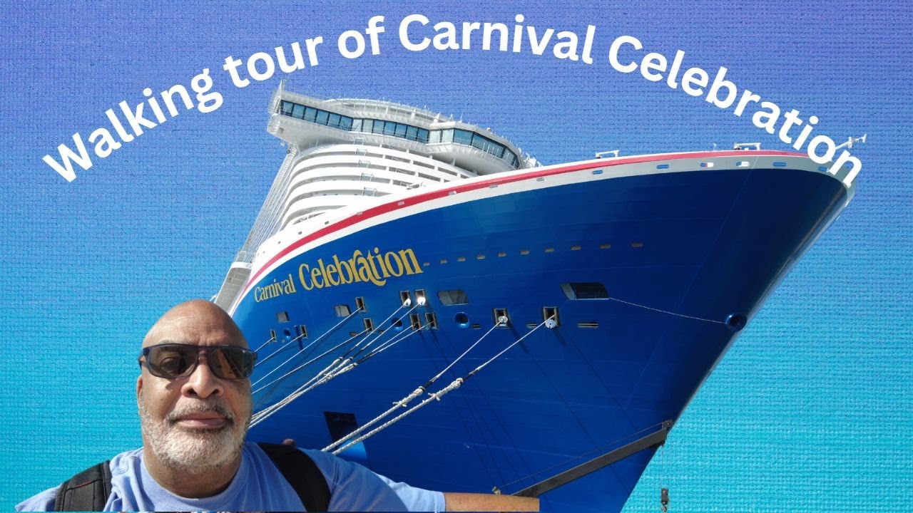 A walking tour of Carnival Celebration cruise ship