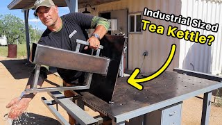 Welders Tea Kettle?  NOPE.... Its a Wooden Post Soaker sorta thing! 😁👍