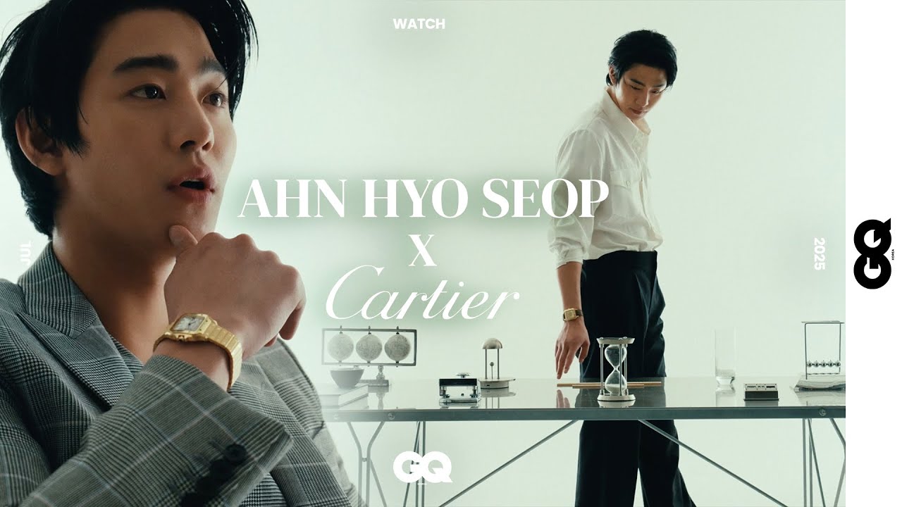 [ENG/COVER STORY] 전지적 독자 시점으로 돌아온 배우 안효섭이 까르띠에 산토스로 탐구한 시간의 물성