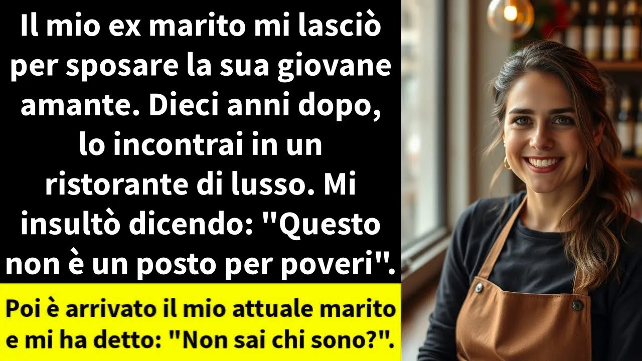 Il mio ex marito mi lasciò per sposare la sua giovane amante. Dieci anni dopo,
