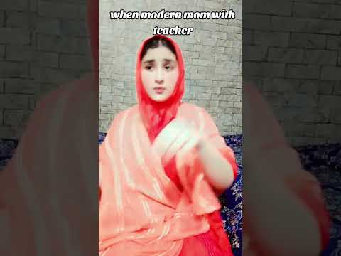 when modern mom meets with school teacher 😎😂#newshorts #funnyvideo #mytalent #duckybehan #viral
