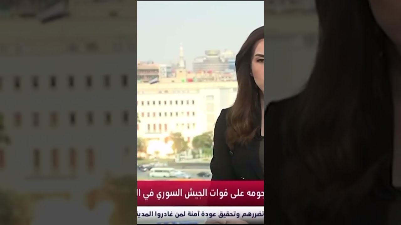 TV Anchor Takes Cover During Israel S Attack In Syria