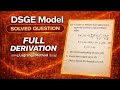 🌿DSGE: IS Curve, Labour Supply &amp; Deposit Demand (Lagrangian Method) Question 3🌿
