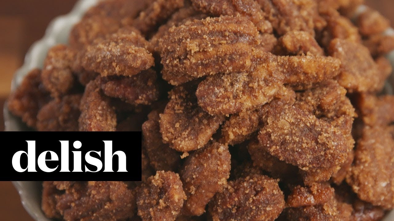 CrockPot Candied Pecans Delish YouTube