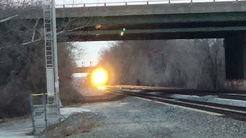 CSX Power Move With U.P Power Thru St. Denis