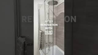 Quick Bathroom Renovation On Tiles Before And After