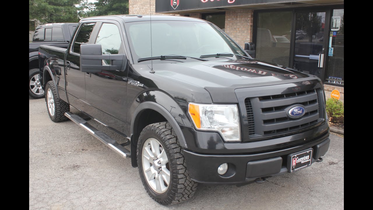 Used 2010 Ford F 150 Crew Cab Black For Sale Georgetown