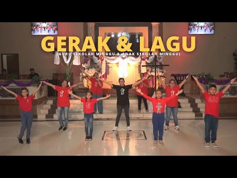 YESUS BANGKIT &amp; MENANG (MEDLEY) | GERAK &amp; LAGU ANAK SEKOLAH MINGGU | GMIM SION WINANGUN