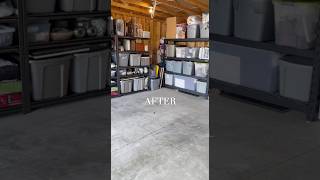 Garage Makeover Before &amp; After ✨ | Satisfying Organization