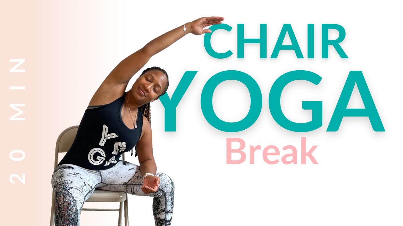 20 Min Chair Yoga Break | Desk Yoga - YouTube