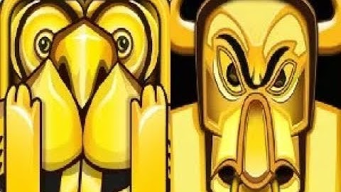 Temple Bunny Run vs Agent Bull Run Endless Racing