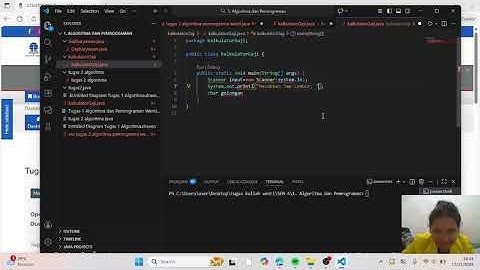 Tugas 2 Algoritma dan Pemrograman | Program Sederhana menggunakan Operator, statemen IF
