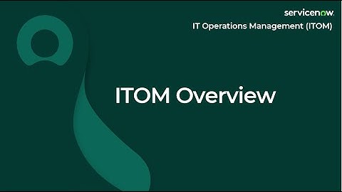 [001] ITOM Overview | ServiceNow ITOM (CIS-DISCO, CIS-EM, CIS-SM and CIS-CP&G Exam Prep)