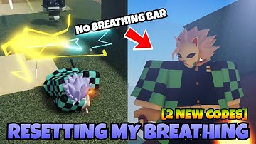 I Reset My Breathing Using This NEW CODES!! [Project Slayers]