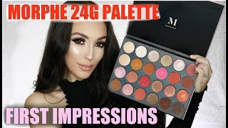 MORPHE 24G PALETTE: FIRST IMPRESSIONS + TUTORIAL