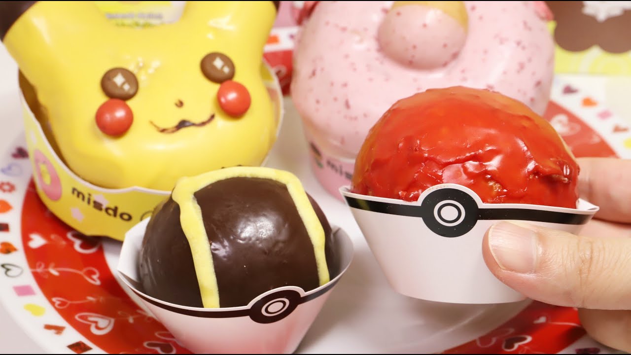 ⁣Pokemon Donut Season Misdo Pikachu Donut with Chansey