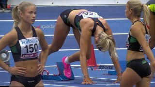 Julia HENRIKSSON Swedish Beautiful Sprinter 60m 2023 Athletics