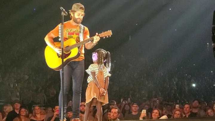 Thomas Rhett "to the guy's who date my girls" with...