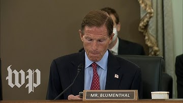 Blumenthal ends Facebook hearing by reading emotional text from constituent
