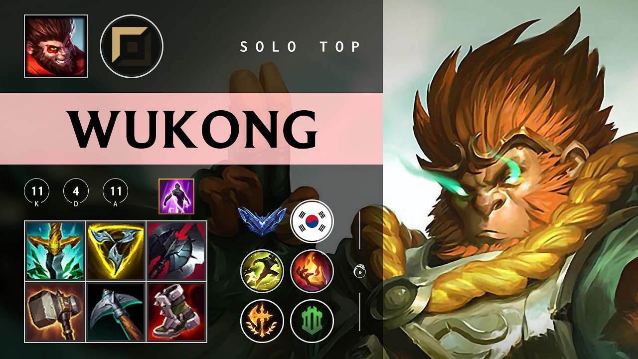 Wukong Top vs Mordekaiser - KR Diamond Patch 26.03