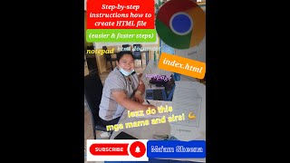 Step-by-step Instructions on How to Create HTML File through Notepad