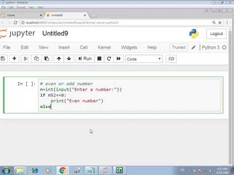 Even or odd number in Python