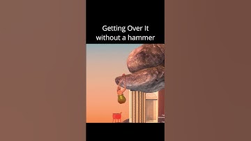 Getting Over It WITHOUT HAMMER 🤣 #gettingoverit #gaming