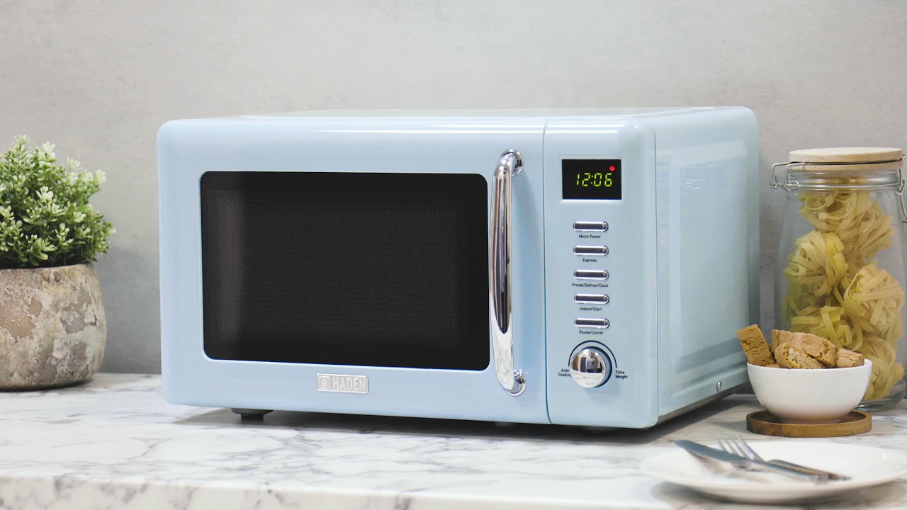 Haden Heritage 700Watt .7 cu Microwave in Turquoise YouTube