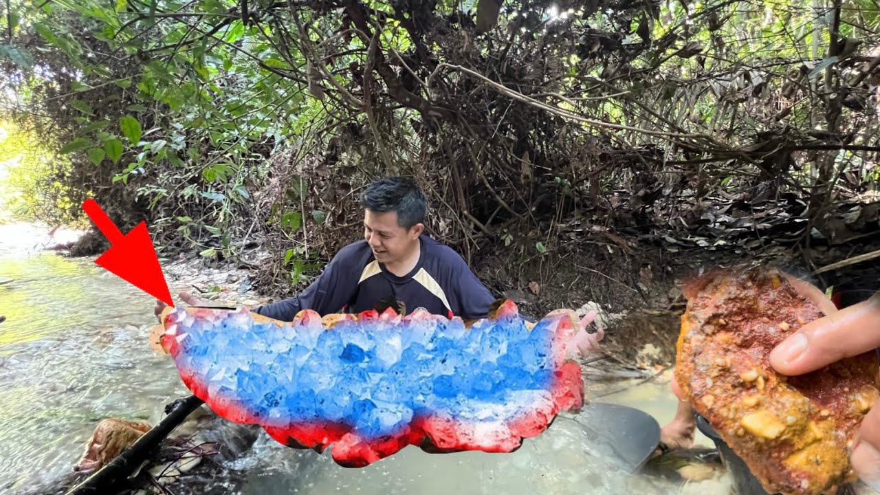 GEMPAR.. SEKALI SEUMUR HIDUP.MENEMUKAN LEMPENGAN EMAS DAN BATU MERAH DELIMA.BATU TERMAHAL DI DUNIA