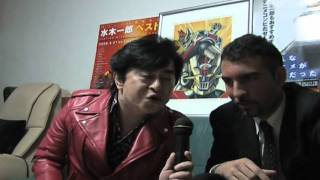 Mizuki Ichiro and spanish Amir Garcia duet singing Mazinger Z in Japan